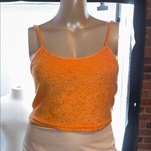 NWT Rue21 Orange Women's Terry Cloth Tank Top Size Medium/Xtra Large